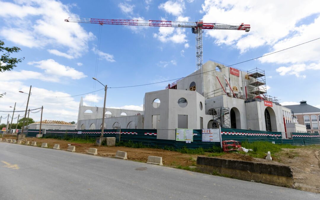 Saint-Colomban : le chantier du centre culturel